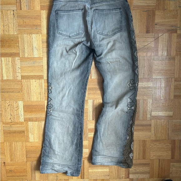 London Jean Studded Jeans Size 4 - Picture 2 of 5